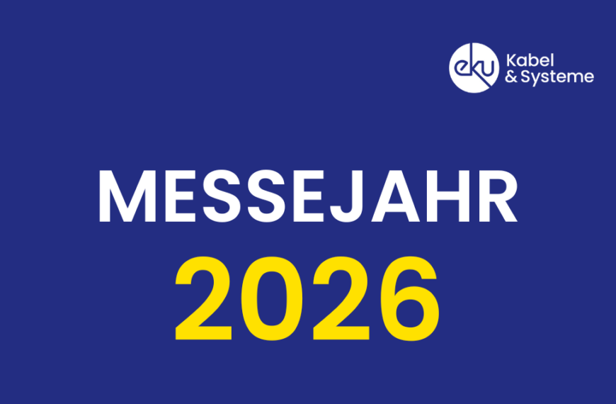 eku Kabel & Systeme Messejahr 2026 - Grafik des Blogbeitrages