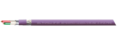 Profibus DP EA, 02YSH(ST)CH 1x2x0,64/2,55-150 VI KF25 FRNC