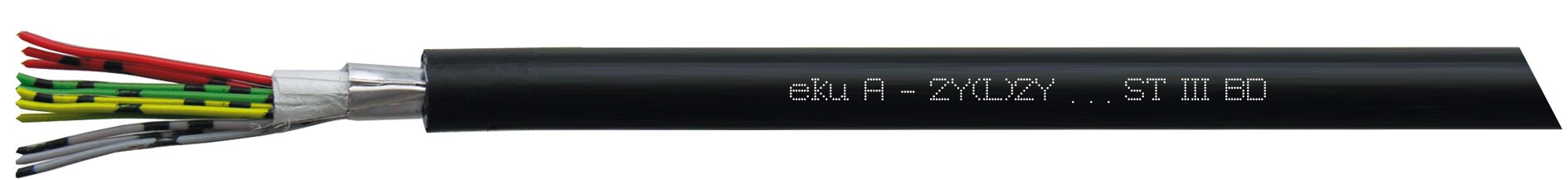 Außenkabel A-2Y(L)2Y ST III Bd, erdverlegbar, nx2x0,6