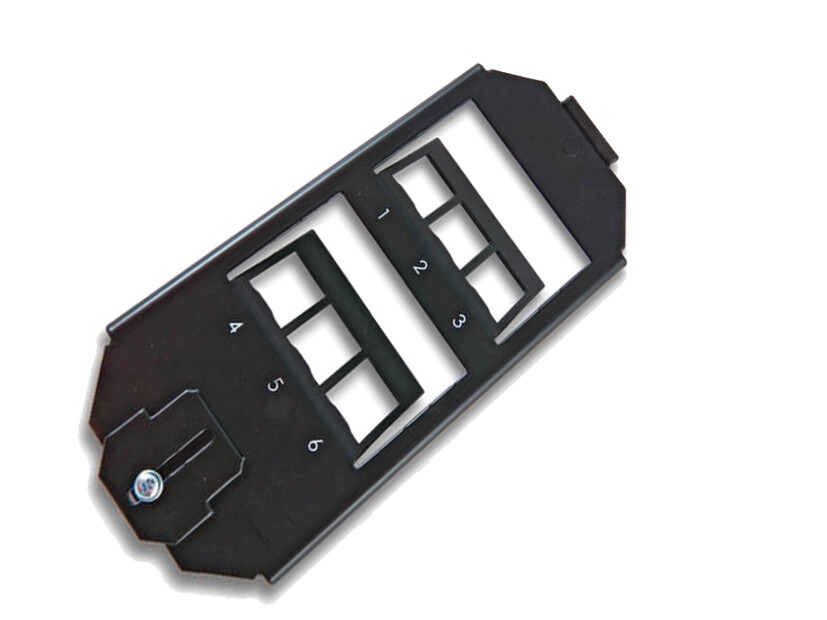 Bodentankhalter Unterflursystem für E-Stone Module, Keystone, schwarz