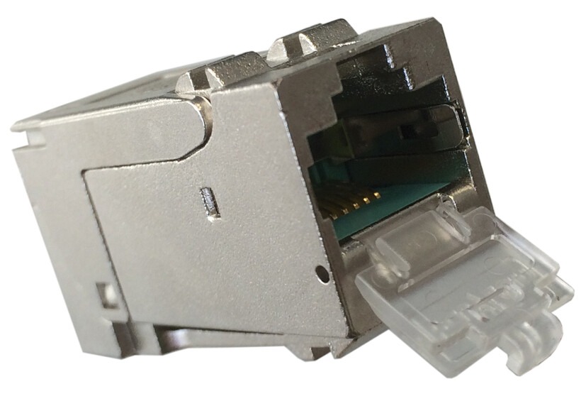 RJ45 Keystone Modul eku E-Stone Premium, Innenbereich, Kat.6A (ISO/IEC 11801 am2 Ed. 2.0)