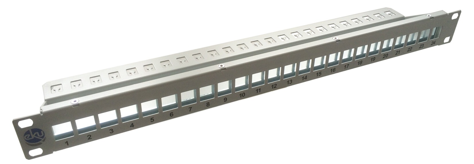 19″ Verteilerfeld für E-Stone Module, Keystone, Stahlblech