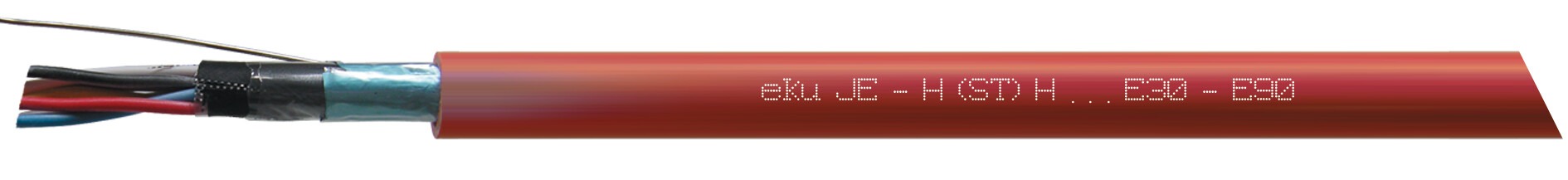 Funktionserhaltkabel JE-H(ST)H E30, Innen, rot