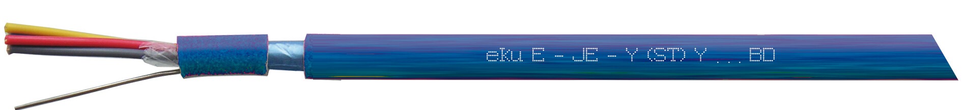 Elektronik-Installationskabel E-JE-Y(ST)Y BD, Eigensichere Stromkreise, blau