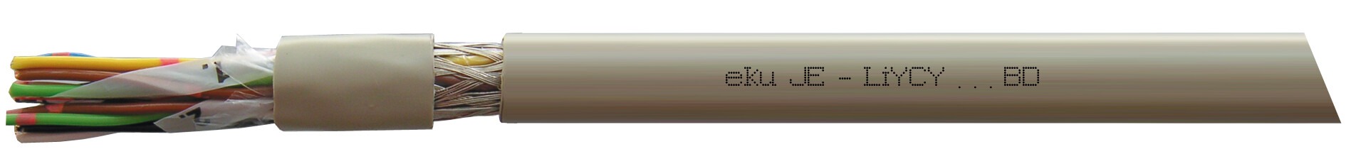 Elektronik-Installationskabel JE-LiYCY BD, Innen, vieldrähtiger Litzenleiter