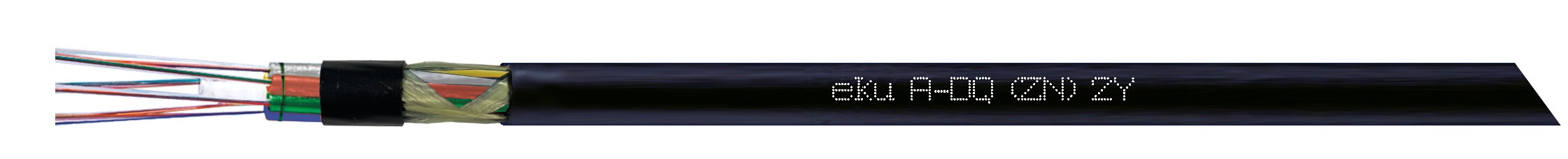 LWL Außenkabel A-DQ(ZN)2Y, für Mikrorohre, Slim Line Mini Kabel