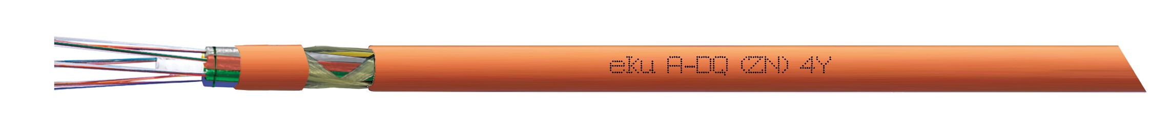 LWL Außenkabel A-DQ(ZN)4Y, für Mikrorohre, Mini Kabel