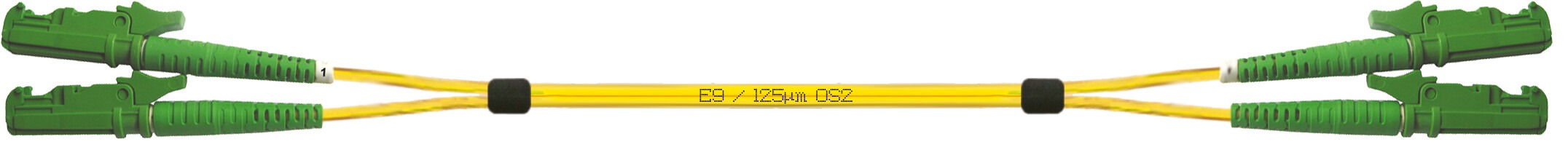 LWL Duplex Patchkabel E2000® / E2000®, Verbindungskabel, Latched-Push-Pull-Verriegelung