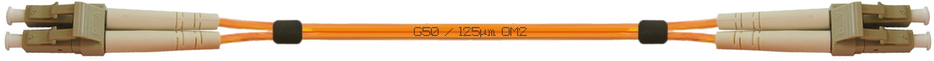 LWL Duplex Patchkabel LC / LC, Verbindungskabel, Latched-Push-Pull-Verriegelung