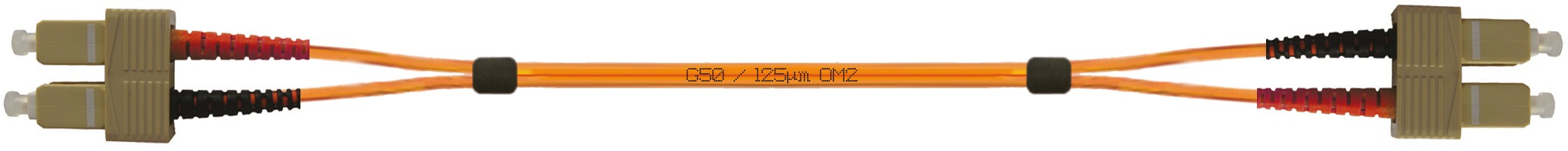 LWL Duplex Patchkabel SC / SC, Verbindungskabel, Push-Pull-Verriegelung