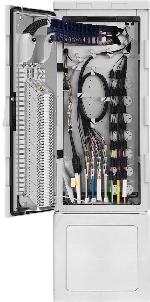 LWL-Kabelverzweiger NVt 448, Verbindungs- und Verteilpunkt, GFK-Gehäuse