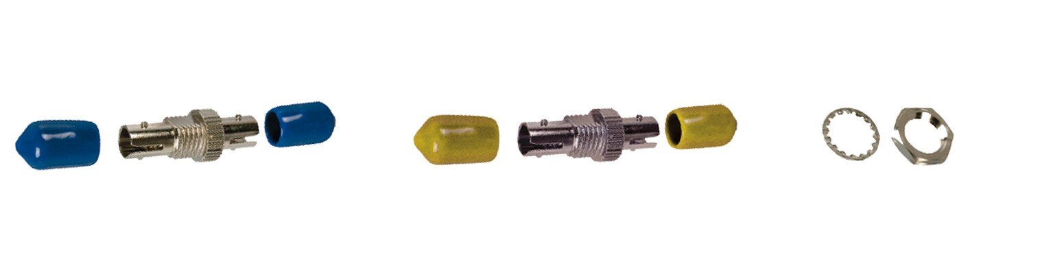 LWL ST Kupplung, Aufnahme von ST-Steckern, 2,5mm Führungshülse
