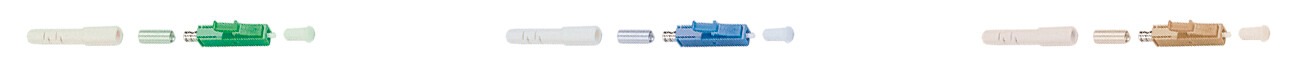 LWL LC Klebe- und Polier-Stecker, Konfektion an Faserende, 1,25mm Ferrule