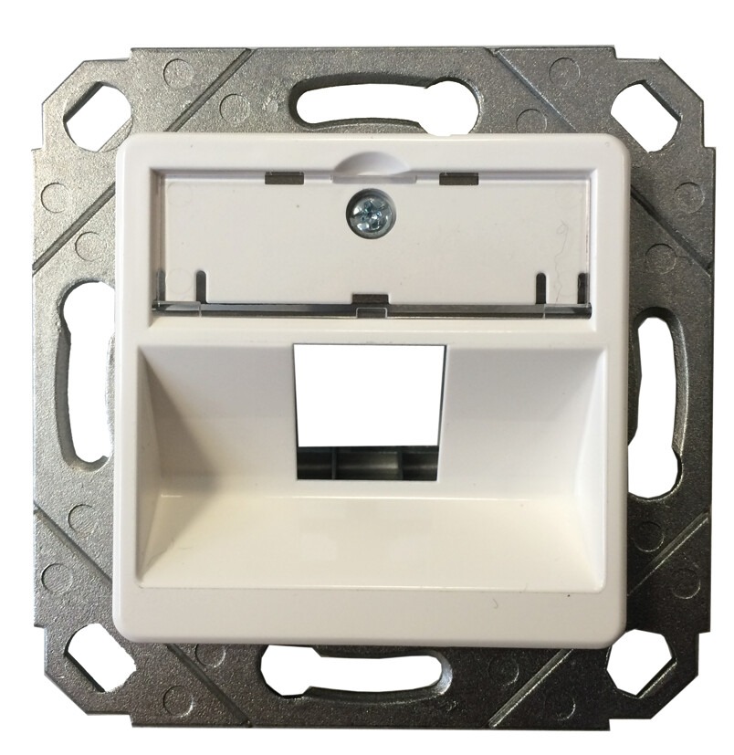 Modulaufnahme für E-Stone Module, Keystone, Zentralplatte 50×50